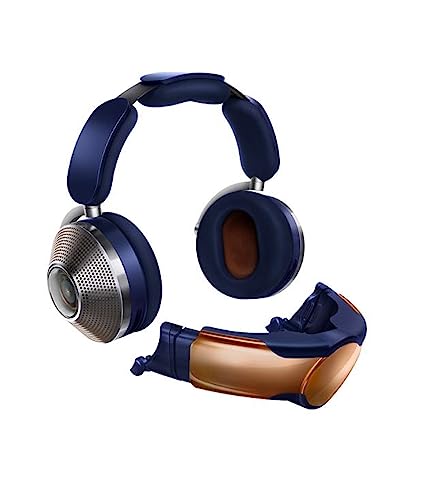 Dyson Zone Absolute - Cuffie Bluetooth senza fili con funzione di purificazione dell'aria, colore: Blu notte/rame, cancellazione attiva del rumore