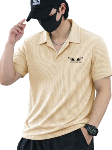 Image of Noble Monk Men's Solid Regular Fit Polo Shirt