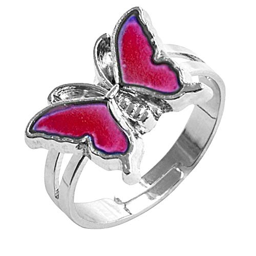 10pcsMixed Mood rings classic temperature change color mood ring lovers Christmas present(Adjustable Size)3