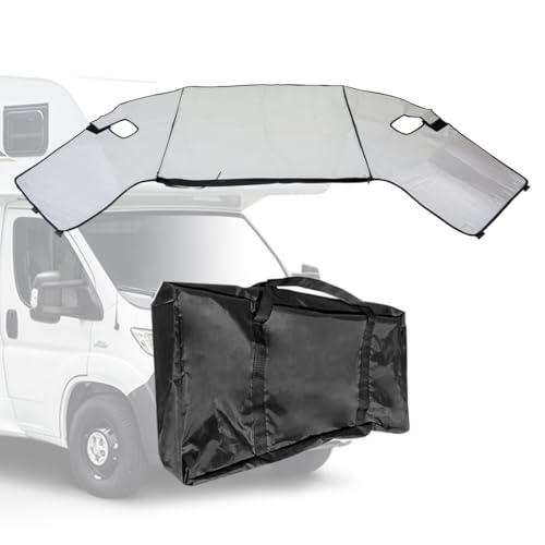 CStern Capa para para-brisas de autocaravana, compatível com Fiat Ducato, Boxer Relay X250/290 de 2006 – 2022 Campervan Motorhome (bolsa preta)