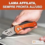 Zoom IMG-1 sikurotech cutter a serramanico 160mm Zoom IMG-1 sikurotech cutter a serramanico 160mm