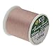 Japanese Nylon Beading K.O. Thread for Delica Beads - Natural Beige 50 Meters