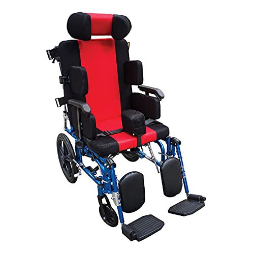Silla De Ruedas Pca Parálisis Cerebral Adulto Rojo Medical...