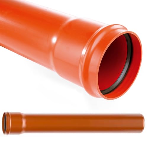 KG Rohr und Formstücke DN 200 SN4 Kanalrohr Kanalrohrsystem DN200 (0,5m Rohr SN4)