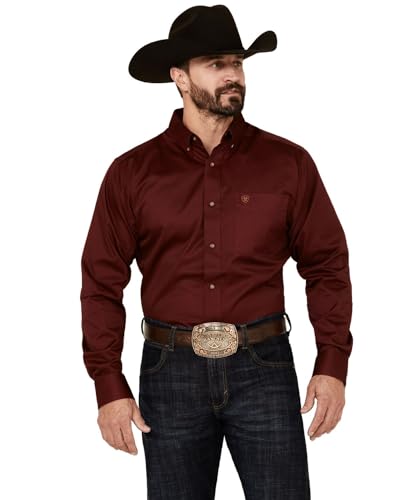 Chemise Ariat homme coton sergé coupe fitted pour vetement élégant