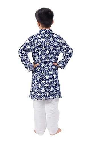 Image of Chandrakala Kids Kurta Bottom Set for Boys (KK118-P)