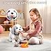 OR OR TU Hund Spielzeug Kinder Plüschwelpe Leckt Elektronische Haustiere mit Ferngesteuerter,Interaktives Spielzeug Hund der Läuft und Bellt für Kinder Mädchen Junge Geschenk