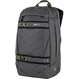 Nitro Aerial Rucksack, Multifunktionsrucksack, Schulrucksack, Daypack, Schoolbag, Sportrucksack, Rucksack mit Tragesystem für Skateboards, 27 L