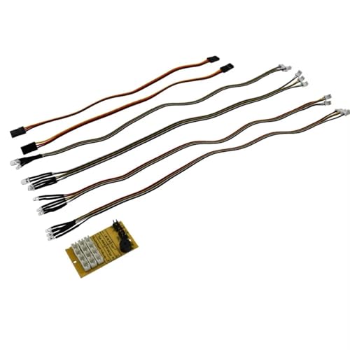 Sistema de iluminación RC con focos estables para MN128 y WPL C34