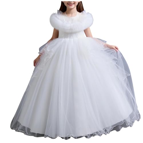 Flower Girl Dress for Wedding Lace First Communion Formal Long