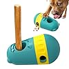 Dog Puzzle Toys Dog Treat Dispensing with Bully Sticks Holder Security Hold Device Interactive Toy to Keep Them Busy Puppy Slow Feeder Securely Holds Bully Sticks to Help Prevent Choking M Green