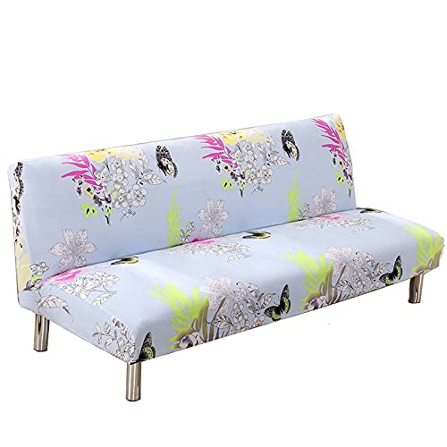 RTSFKFS Protector para Sofás Cama Elástica Sin Brazos Patrón Geométrico Cubiertas Cover