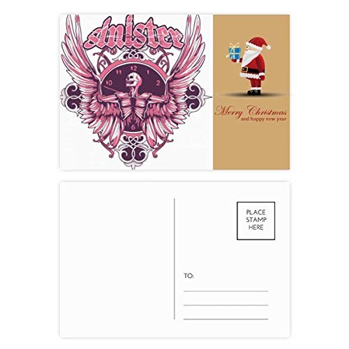 Cartes postales graffiti street exprimer son style crâne rose x20