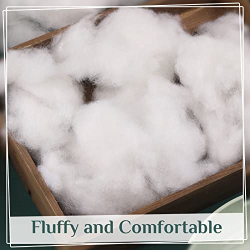 Image of LOKUNN 2.12oz /60g Polyester Fiber, (2.12oz~3.97lb) Polyester Fiber Fill, Stuffing for Stuffed Animals, High Resilience Crochet Stuffing, Fill Fiber for Stuffed DIY Crafts