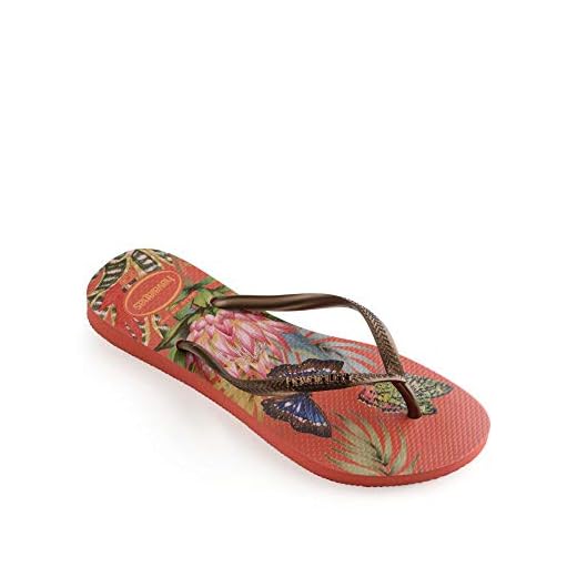 Havaianas Slim Tropical, Infradito Donna, Multicolore (Strawberry 2162), 33/34 EU