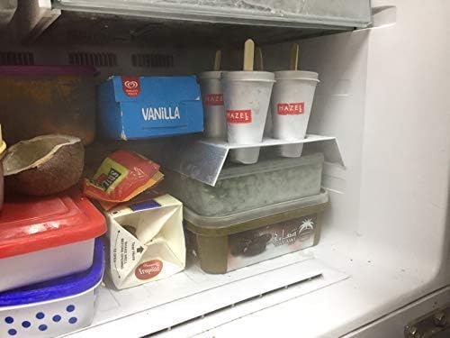 Miniatura 8 de HAZEL Moldes reutilizables de aluminio para paletas, moldes para paletas de hielo, molde de kulfi  Kulfi Maker para niños y adultos  Molde de