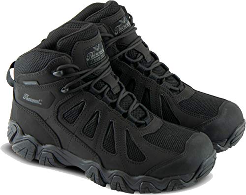 Thorogood 834-6294 Men's Crosstrex Series - BBP Waterproof, Mid Hiker, Black - 11 W US