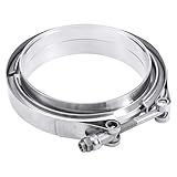 EVIL ENERGY 4 Inch Stainless Steel Exhaust V Band Clamp Male Female Flange