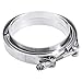 EVIL ENERGY 4 Inch Stainless Steel Exhaust V Band Clamp Male Female Flange