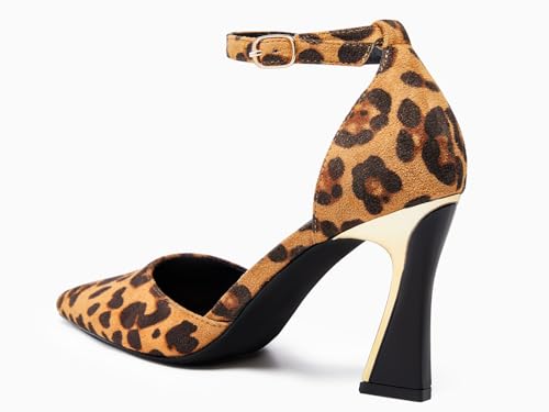 Image of Juliet Holy Womens Pumps Point Closed Toe Heels Buckle Ankle Strap D'Orsay Heeled Sandals