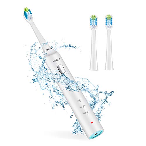 HIEIE Sonic Electric Toothbrush, IPX7 Waterproof, 4 Hours Charge 45 Days Use, 3