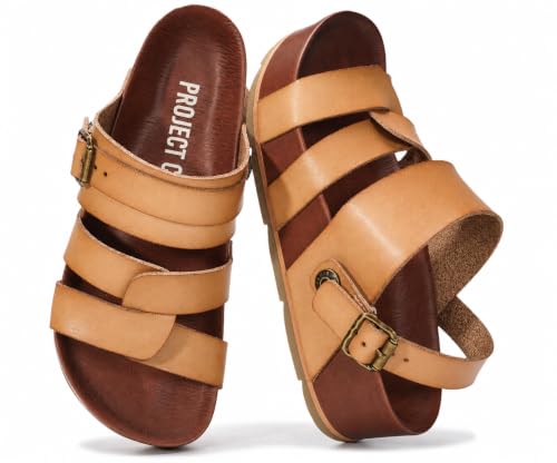 Image of Project Cloud Platform Sandals Women - Strappy Wedges with Comfortable Plush & Soft Insole - Lightweight & Non Slip Platform Sandals for Women 2026
