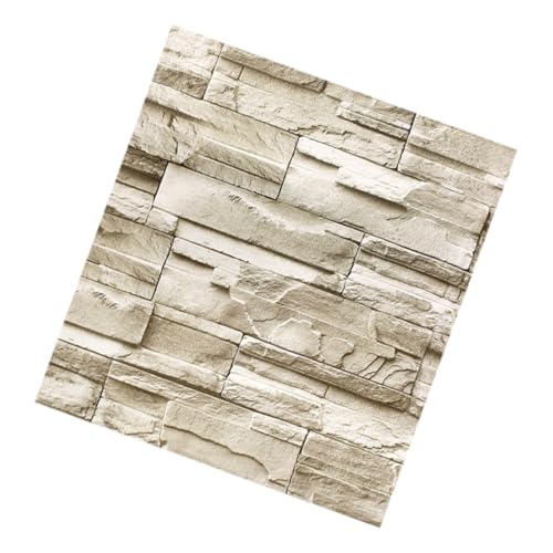 Papier peint PVC brique imperméable et lavable sans résidu - 7