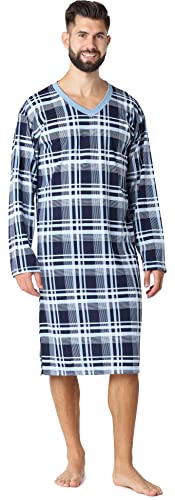 Timone Camisón Vestidos de Cama Hombre TI30-118 (Cuadros (9555408), M) Cover