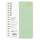 PAPERAGE 17 Month Academic Planner 2025-2026, Weekly & Monthly Spreads, August 2025 - December 2026, Small (5 in x 8 in), Sage