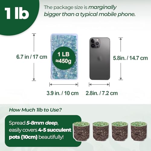 Image of T4U Crystal Chips Stone Crushed Quartz Jade Pebbles 1LB - Fluorite Tumbled Gravel Small Decorative Pebbles Bulk, Mini Polished Rocks Sand Pieces for Crafts, Vases Filler, Plants, Aquarium Gravel Rocks