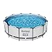 Produktbild Bestway 56418 | Steel Pro Max  oberirdischer Pool, rund, 366 x 100 cm, inklusive Filterpumpe und Leiter