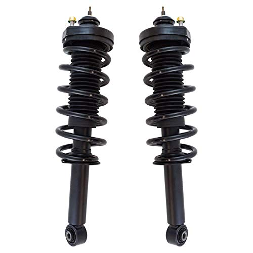 Image of TRQ Rear Driver and Passenger Side Strut and Spring Assembly Set | For 09-19 Dodge Journey