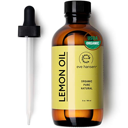Eve Hansen Pure Organic Lemon Essential Oil | USDA Certified, Therapeutic Grade, Undiluted