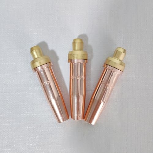 1-3-GPN,2-3-GPN,3-3-GPN Propane Cutting Torch Tips for Victor Style Torch,Pack of 3