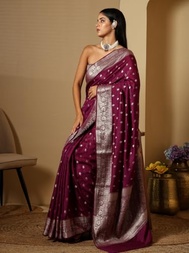 DESI VIDESI banarasi silk saree – image 5