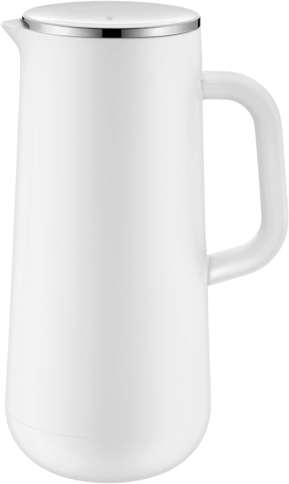 WMF Vacuum Flask Thermos Impulse, coffee tea glass insert twist lock keeps drinks 24h cold and warm 1 piece (1 x 1.0l) white