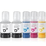 OFFICENTER Compatible Ink for Epson 502 Ink Refill Bottles for ET-2850 ET-3850 ET-3760 ET-2760 ET-4850 ET-15000 ET-4760 ET-4800 Printer(2BK C M Y)