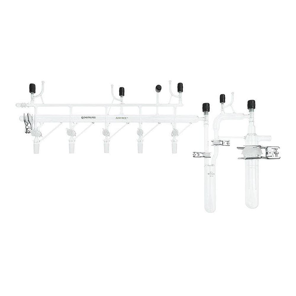 Chemglass AF-0450-04 Series AF-0450 Main Trap Bottle for Vacuum Manifold, 75/50, Airfree, Schlenk