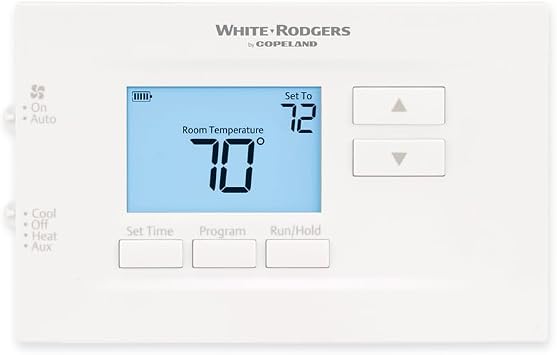 White-Rodgers 70 Series 7-Day Programmable Heat Pump Thermostat, 1F75H-21PR