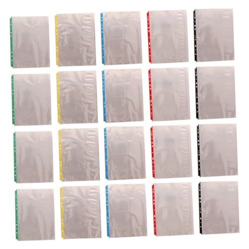 Protège-pages A4 transparent 11 trous pochette plastique classeur bureau