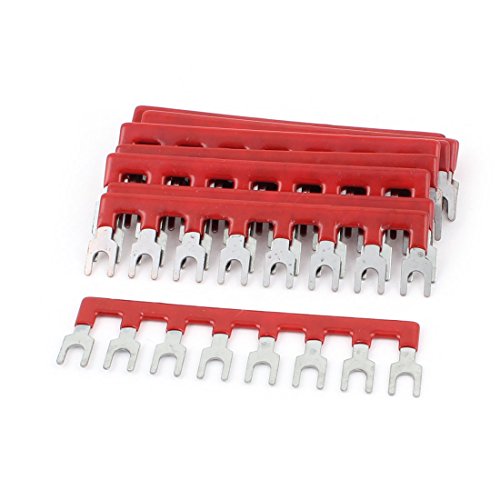 Terminal Strip TB2508 con 12 conectores rojos miniatura 1