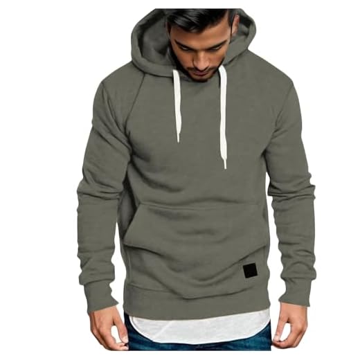 2024 Sudadera con Capucha Hombre Contraste con Bolsillo Otoño Invierno Deporte Outwear Hoodie Pullover Color Sólido Chaqueta con Capucha Abrigo Casual Moda talla grande Comodidad Fiesta running