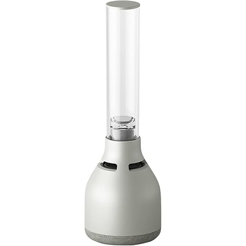 Sony LSPX-S3 Glass Sound 360 Degrees All Directional Speaker with Candle-Like LED Illumination, 8 Hour Battery, and Bluetooth,Off/White