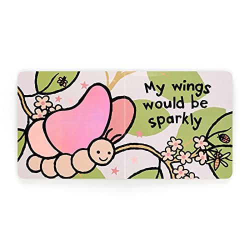 Image of Jellycat If I were a Butterfly: A Touch and Feel Board Book Children's Book - Baby Gift