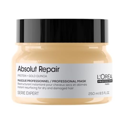 L’Oréal Professionnel | Mascarilla Tratamiento reconstructor para pelo seco y dañado, Absolut Repair, SERIE EXPERT, 250ml