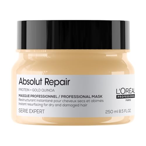 L’Oréal Professionnel, Mascarilla Tratamiento Reconstructor para Pelo Seco y Dañado, Absolut Repair, 250ml