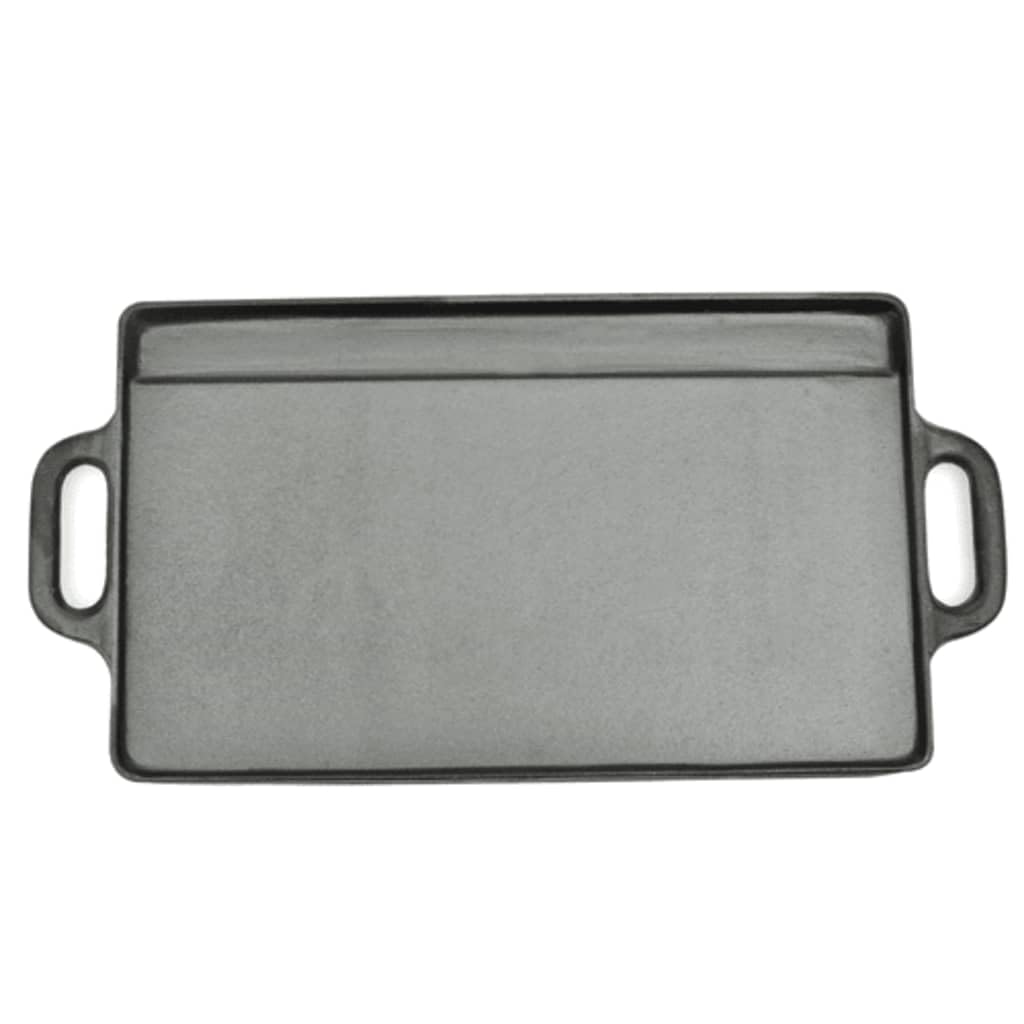 Generisch Grillplatte Wendeplatte 2 STK. Gusseisen 38x23 cm,Heim & Garten,Küche & Esszimmer,Kochgeschirr & Backformen,Kochgeschirr,Grillpfannen & -platten-50127