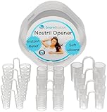 Anti-Snoring Nose Vent Set by Snore Bastion - Set of 12 Vents - Premium Quality Medical Grade Silicone Snore Stopper Set - Snoring Solution for Instant Natural Snore Relief - Anti Snoring Devices