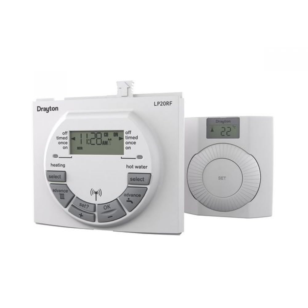 Drayton LP20RF (DT20RF) Worcester Greenstar Boiler Twin Channel Wireless Programmer & Digistat +RF 77161920540 - Hanicks