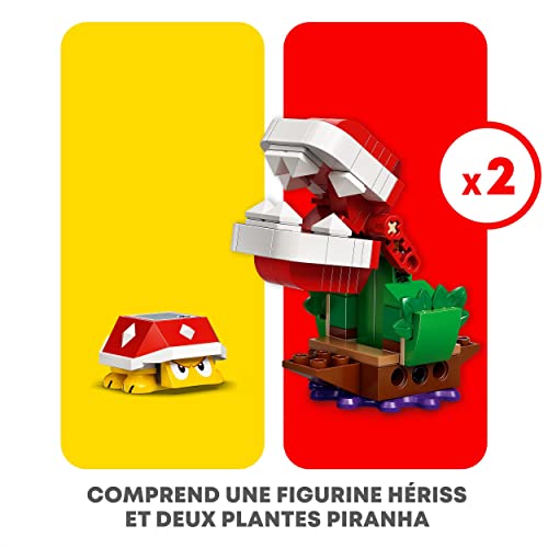 LEGO® Super Mario 71382 : Ensemble d'extension : Le défi de la plante Piranha Lego WDK - vue 8